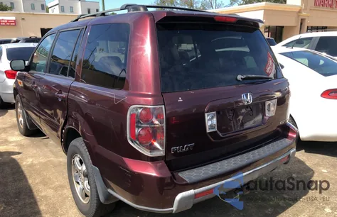 2007 Honda Pilot Exl из США, поврежденный, VIN 2HKYF18697H532313
